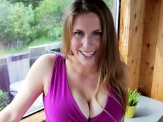 Xev bellringer fucks the babysitter - lesbian milf threesome pov with cumshot
