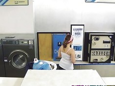 Little Laundromat Slut With Cali Hayes