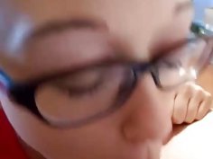 Sexy teen eating cock to Orgasm